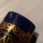 Mid Century Pick Your Poison Mug Set Cobalt Blue Gold Opium Belladonna Arsenic