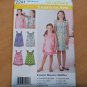 Child Girls Sundress Simplicity Pattern 2241 Size 3 4 5 6 Learn To Sew Uncut New