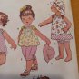 SIMPLICITY 1813 Vintage Baby Retro Style Sewing Pattern Pant Top Romper Sz XXS-L