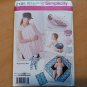 Simplicity 4225 Baby Nursing Cover Doll Diaper Cover Changing Mat Sewing Pattern