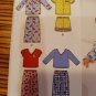 Simplicity Pattern 1574 CHILDS Pajamas Bath Robe Girls Boys Toddler Sz 6m 1 2 3