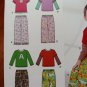 Simplicity Pattern 1573 CHILDS Pajamas Bath Robe Girls Boys Toddler Sz 6m 1 2 3