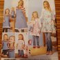 1240 SIMPLICITY sewing pattern Girls Misses Lady's 18" Doll Apron SZ S-L Retired