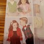 1509 SIMPLICITY sewing pattern Girls Boys Vest Bolero Bowtie Formal SZ 3-8 uncut