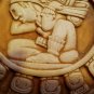 Mayan Zodiac Astrological Calendar Burnt Clay Plaque by Renato Dorfman 4.5" Vtg