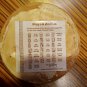 Mayan Zodiac Astrological Calendar Burnt Clay Plaque by Renato Dorfman 4.5" Vtg