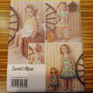 Simplicity 1472 Pattern Sarah Rose Romper, Dress, Top, Pants, 18" Doll Dress Sew