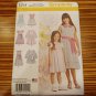 Simplicity Pattern 1211 Girls Dress in Two Lengths Size 3-6 High Waist New Uncut