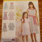 Simplicity Pattern 1211 Girls Dress in Two Lengths Size 3-6 High Waist New Uncut