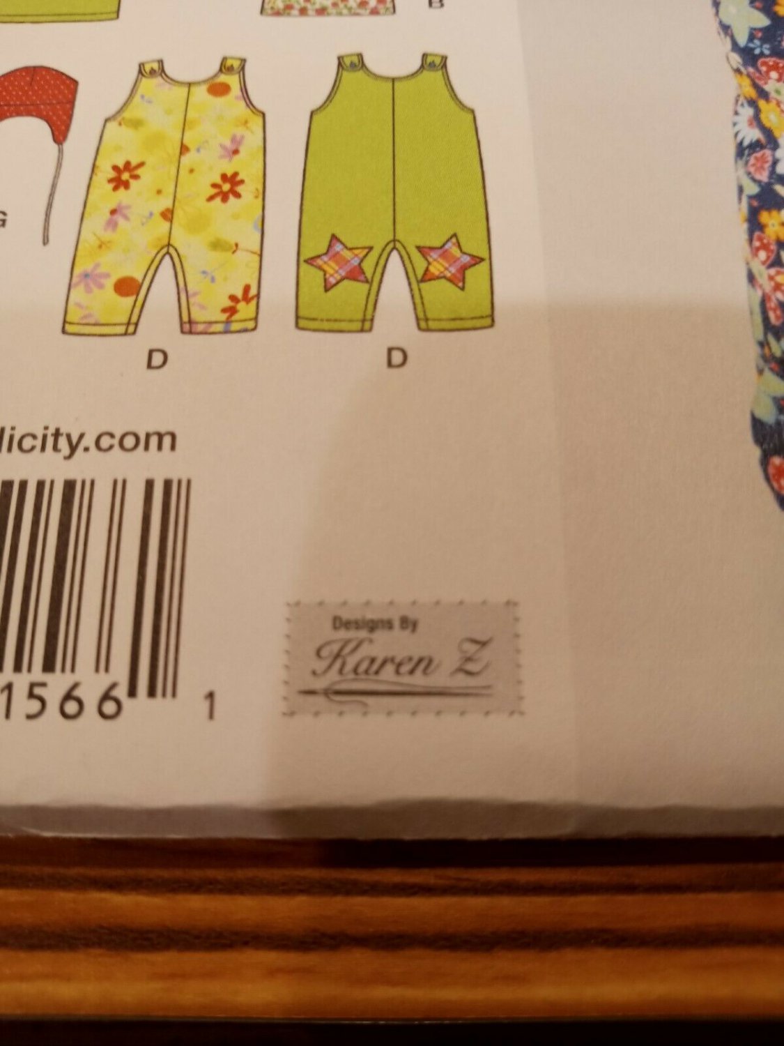 1566 Simplicity Sewing Pattern Baby Overalls Jacket Vest Pants Shirt 