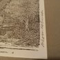 Vintage Nevin Robinson Print *Monongahela Incline Pittsburgh Pa signed matted