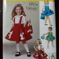Simplicity 1075 1950's Vintage Poodle Skirt Dress Purse Size 3-8 Sewing Pattern