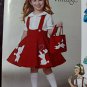 Simplicity 1075 1950's Vintage Poodle Skirt Dress Purse Size 3-8 Sewing Pattern