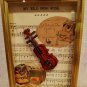 Vintage Violin Music Ephimera Shadow Box Farthing Frames My Wild Irish Rose
