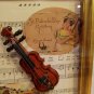 Vintage Violin Music Ephimera Shadow Box Farthing Frames My Wild Irish Rose