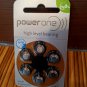 Power One Zinc Air High Level Hearing Batteries 6 Pk PR41/P312 1.4V Exp 07/2022