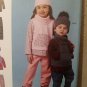 Simplicity Pullover Top w Kangaroo Pocket, Pants & Hat Sz 1/2-3 Uncut New S8997