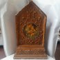 Vintage Shrine Madonna Child Italian Florentine Style Gold Detailed Mary Niche