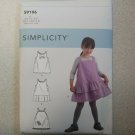 SIMPLICITY SEWING PATTERN 9196 CHILD'S DRESS OVERALL JUMPER Sz 3-4-5-6-7-8 UNCUT
