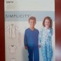 Simplicity S9214 Kids' Cozywear Robe & Pajamas Sz 2-6 UNCUT Pattern NEW EASY