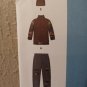 Simplicity Pullover Top w Kangaroo Pocket, Pants & Hat Sz 4-8 Uncut New S8997