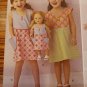 Simplicity Pattern 1379 Girls Dress 18" Doll Twin Size 3-8 Modkid Studio Retired