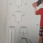 Simplicity S9128 Men's S-XL Boys S-L Lounge Wear Father Son Sewing Pattern New