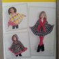 GIRLS CHILDS UNCUT SIMPLICITY 1706 Sewing Pattern CAPE FLEECE PONCHO SIZE S M L