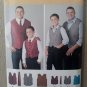 Men's Boy's Husky Tall to size 5XL sewing pattern for Vest Tie Simplicity 1506A