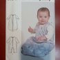 SIMPLICITY Sewing Pattern~9242 Baby Babies Infants Layette All-in-One xxs-l NEW
