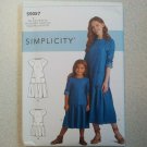 Simplicity 9057 Misses Girls Low Bodice Dresses Sewing Pattern Sz 3-8/XS-XL New