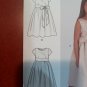 Girl's Dress Simplicity S9246 Party Church Special Dress Sash Sz. 3-6 NEW UNCUT