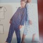 Simplicity S9209 Pajamas V-Neck Top, Pants, Shorts, Nightgown Sz 8-16 UNCUT NEW