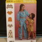 SIMPLICITY S8936 GIRL'S' SIZE 3-6 CROPPED TOPS, SHORTS, PANTS SEWING PATTERN