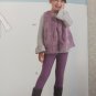 Simplicity Pattern 9198 Girls Top Vest Leggings Ruffle Sizes 3 4 5 6 7 8 Sewing