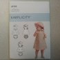 SIMPLICITY PATTERN 9152 DRESS HAT PANTIES BLOOMERS BABY GIRLS XS S M L XL UNCUT