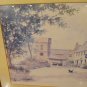 Sandringham Scott Framed Print Man Walking Dog Courage Scenery Matted Vintage