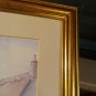 Sandringham Scott Framed Print Man Walking Dog Courage Scenery Matted Vintage