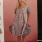 Simplicity S8935 Girls Dresses Sz 3-8 Swing Style Sleeveless or Short Sleeves