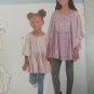 Simplicity 9200 Ruffled Peasant Blouse w Flutter Flounce Sleeve Sz 3-6 UNCUT New