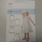 Simplicity S9126 Girl's Toddler Dresses Hats Sewing Pattern Sizes 6m,1,2 Uncut