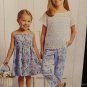 Simplicity 8621 Girls Dress Top Pants Knit Camisole Sewing Pattern Sz 3-6 Uncut
