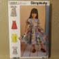 Simplicity Sewing Pattern 8851 Children's Full Skirt Dresses Uncut-FF Size 3-8