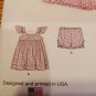 Simplicity 9317 Babies Dress Top Shorts XXS XS S M Sewing Pattern New Girls