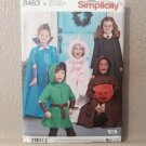 Simplicity 8483 Jedi Link Harry Potter Robe Unicorn Queen Pattern Boy Girl 3-8