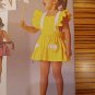 SIMPLICITY 8099 RETRO 40's TODDLER'S ROMPER BUTTON ON SKIRT Sewing Pattern 1/2-4