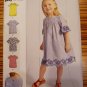 Simplicity 8619 Girls' Dress w/Sleeve Variations Size 3-8 Sewing Pattern New