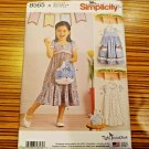 Simplicity 8565 Pattern RUBY JEAN'S CLOSET ~ DRESSES & PURSE ~ Child 3-8