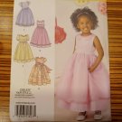 GIRL'S SPECIAL OCCASION DRESS Party Wedding Sz 1/2 - 3 - Simplicity Pattern 1507