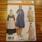 Simplicity 3725 Andrea Schewe Girl's Prairie Colonial Costume Pattern 3-6 Bonnet